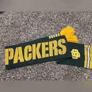 Mitchell & Ness Green and Yellow Green Bay Packers Knit Scarf